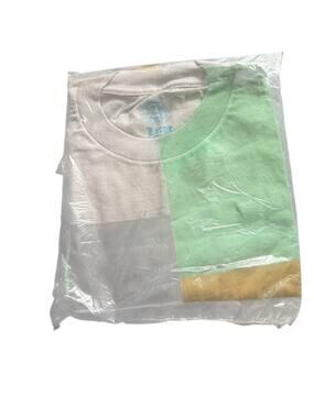 Brand New Sealed Za Colorful Grey Green Black T-Shirt Top Cotton Extra Large XL